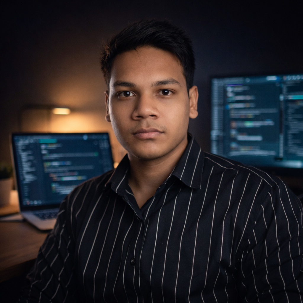 Portrait of Sumit Vishwakarma, Frontend Developer and AI Engineer